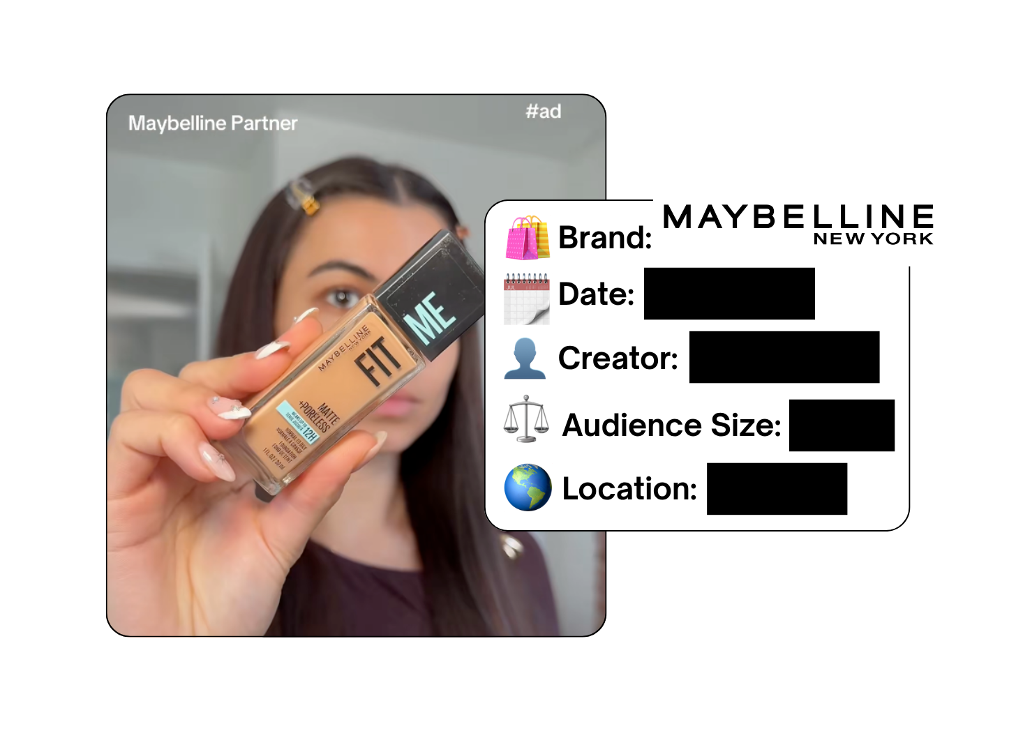 Spotted: Maybelline x Target in a new paid collab