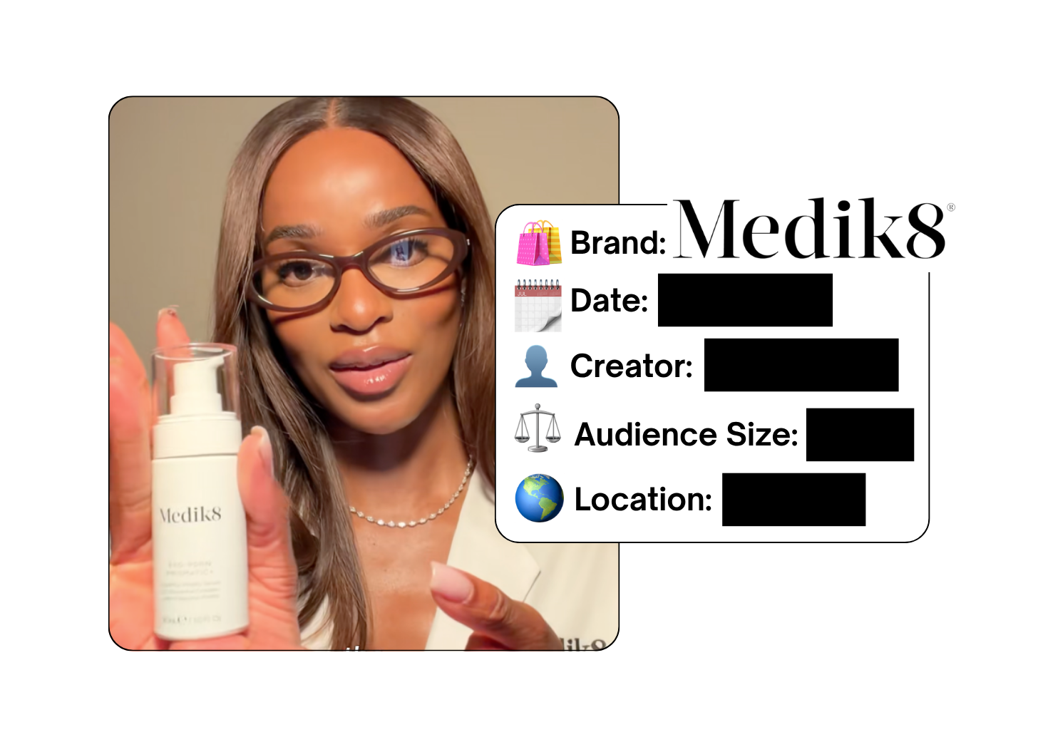 Spotted: Medik8 in a new paid collab