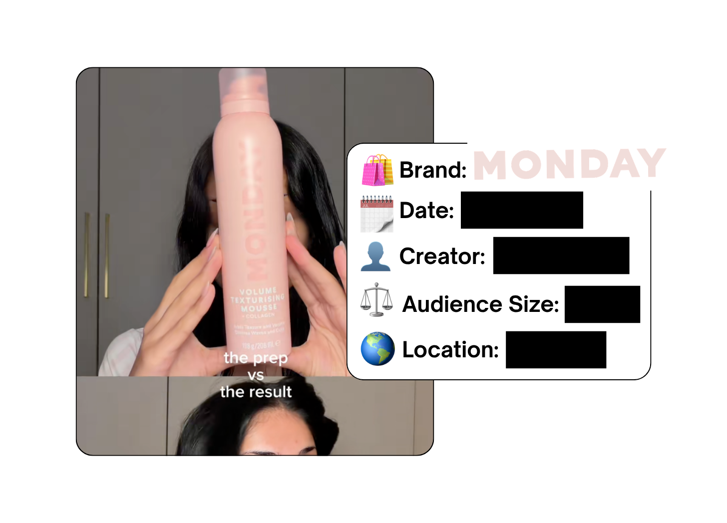Spotted: Monday Haircare in a new paid collab