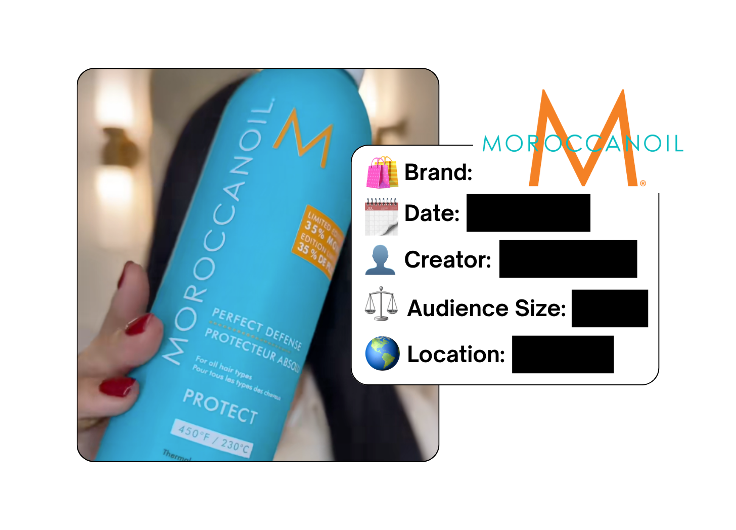 Spotted: Moroccanoil in a new paid collab
