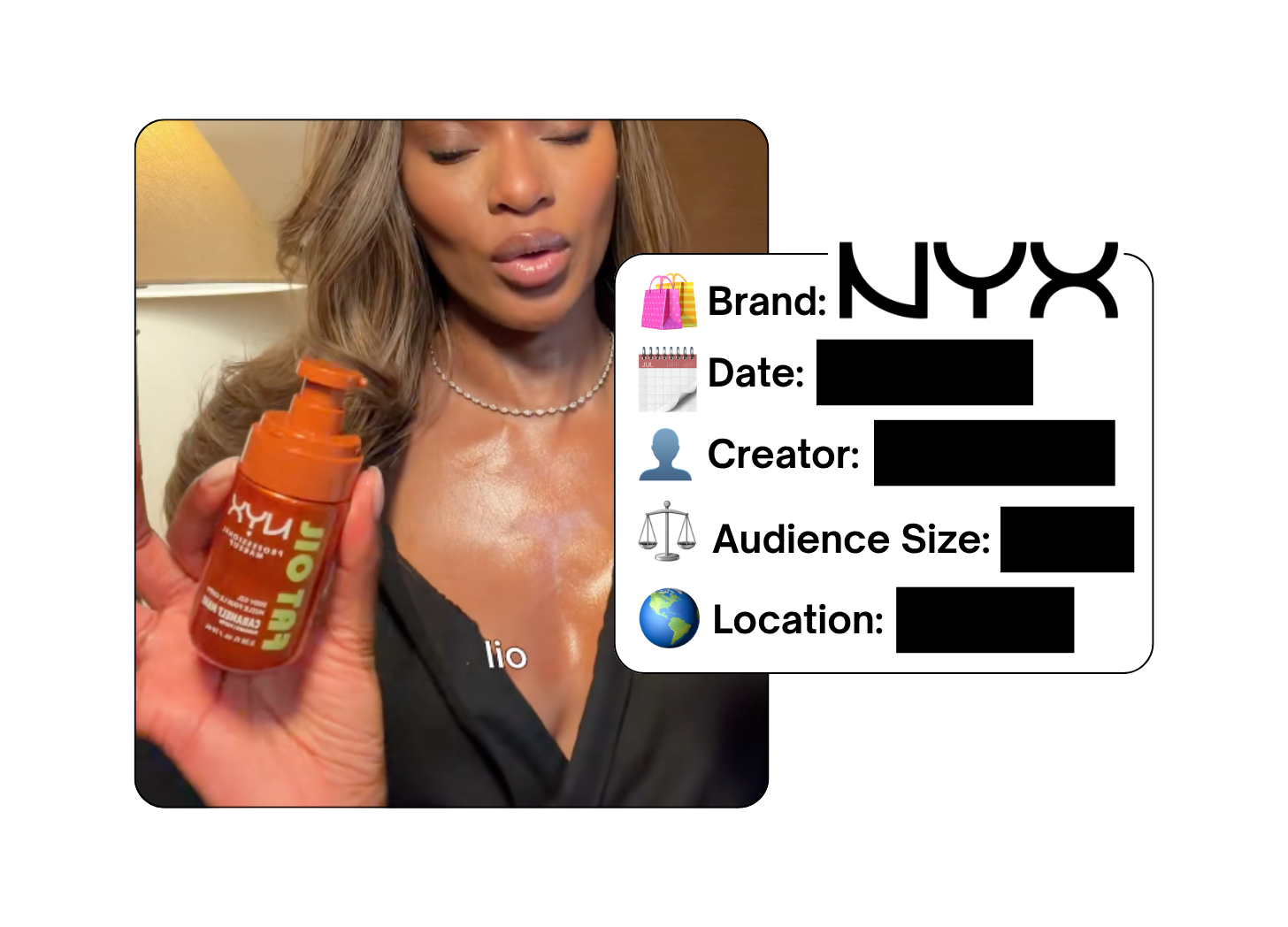 Spotted: NYX Cosmetics in a new paid collab