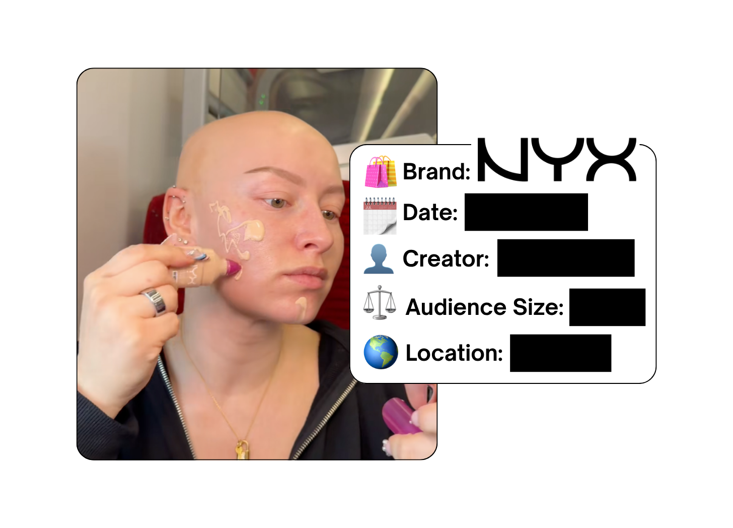 Spotted: NYX Cosmetics in a new paid collab