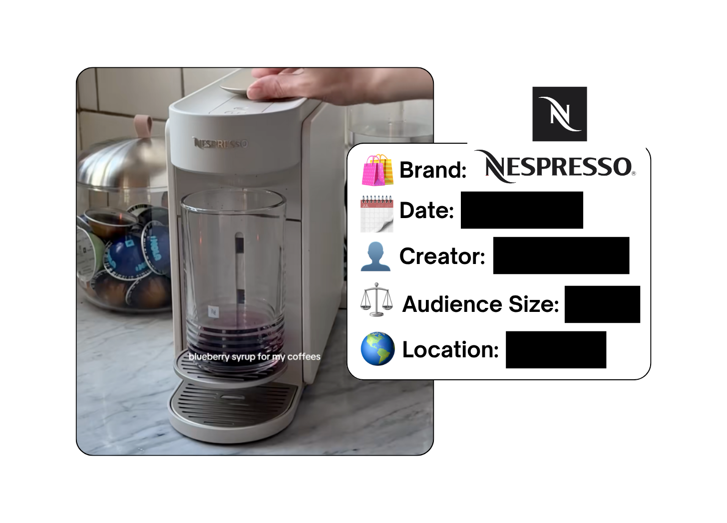 Spotted: Nespresso in a new paid collab
