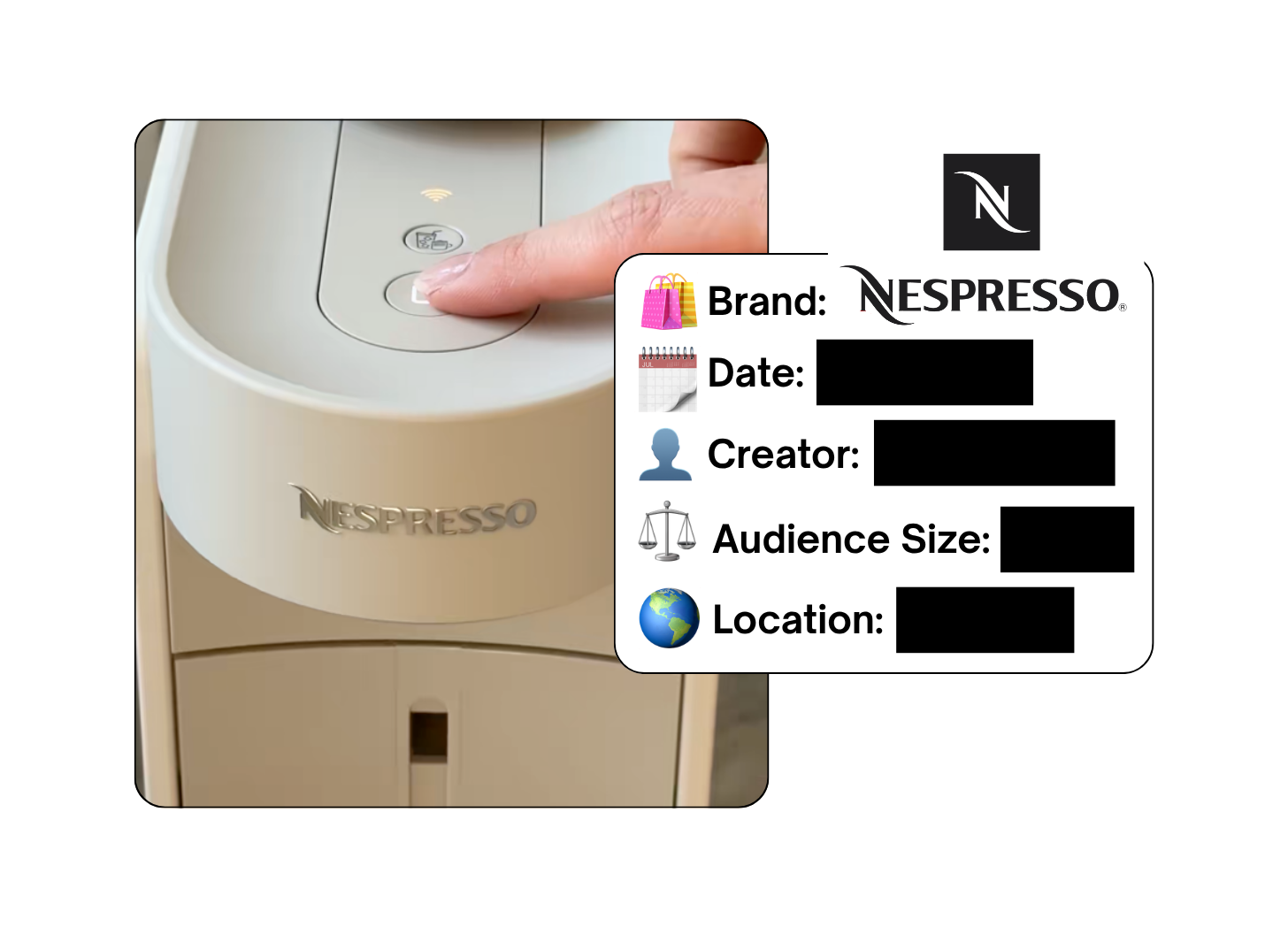 Spotted: Nespresso in a new paid collab