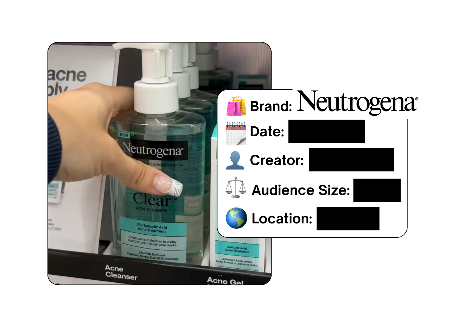 Spotted: Neutrogena in a new paid collab