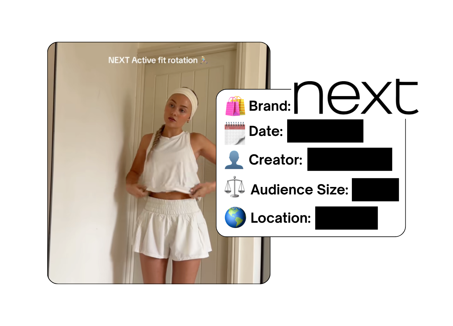 Spotted: NEXT in a new paid collab