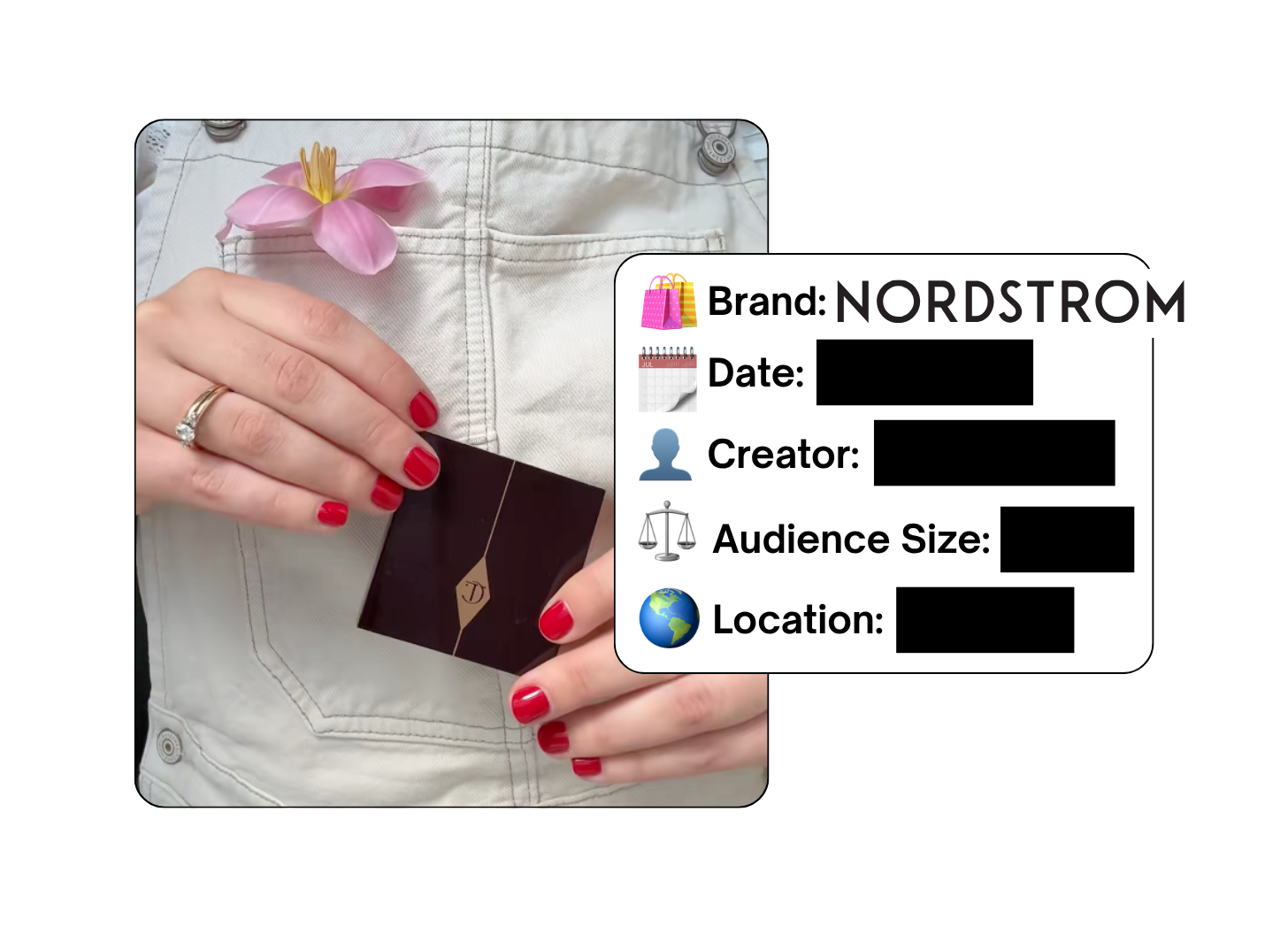 Spotted: Nordstrom Beauty in a new paid collab