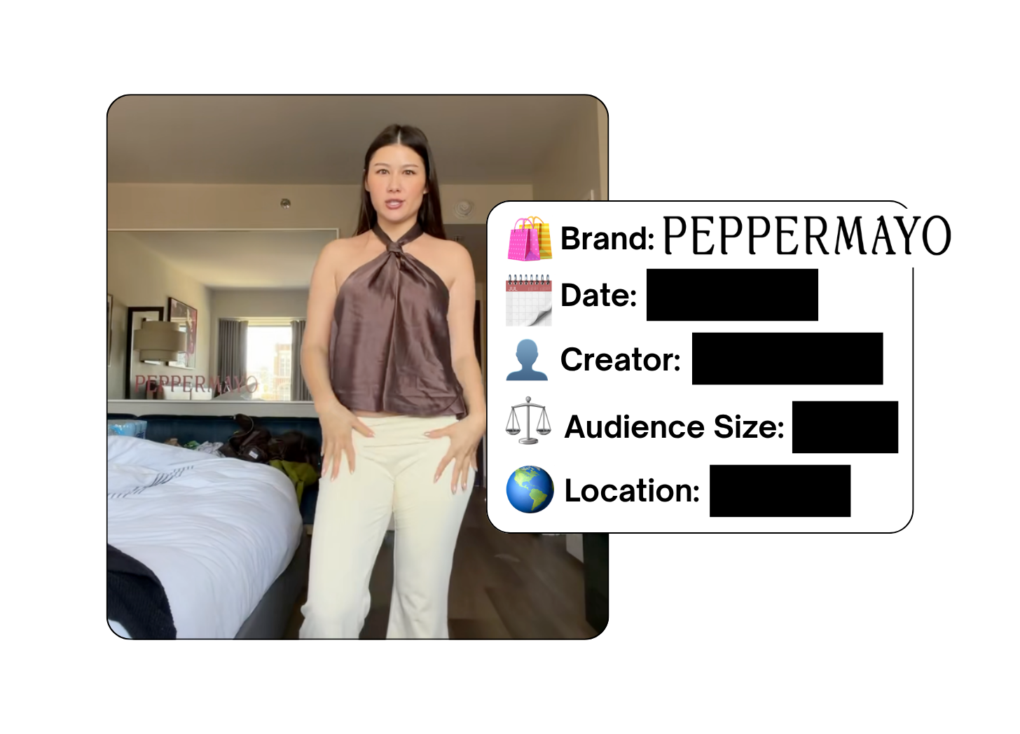 Spotted: PEPPERMAYO in a new paid collab