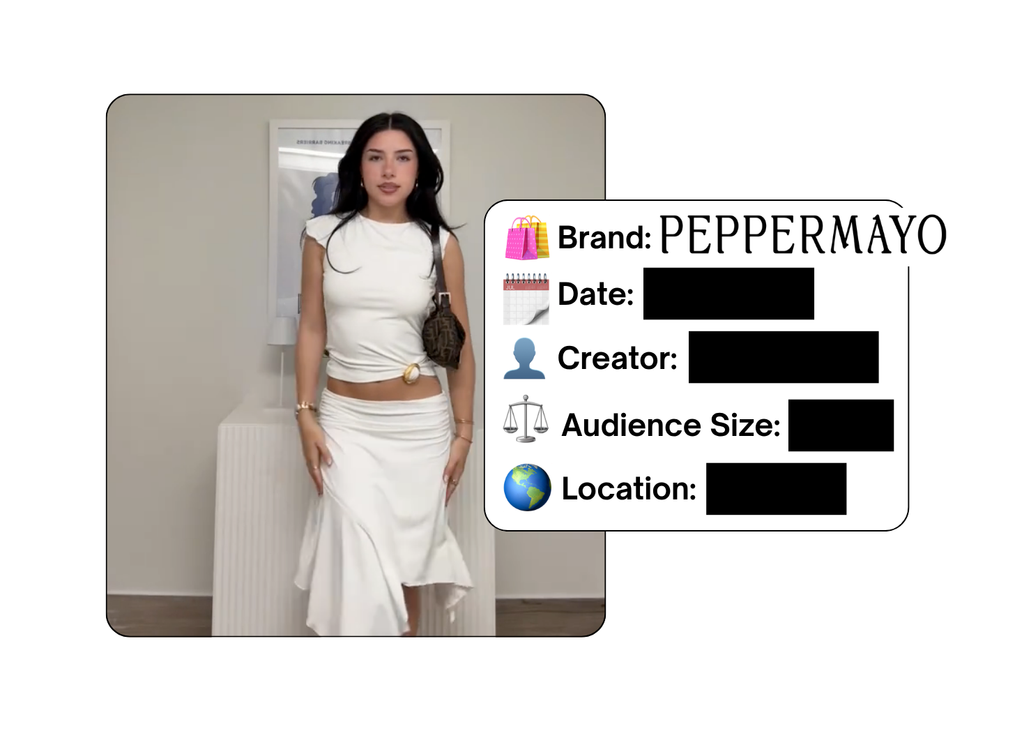 Spotted: PEPPERMAYO in a new paid collab