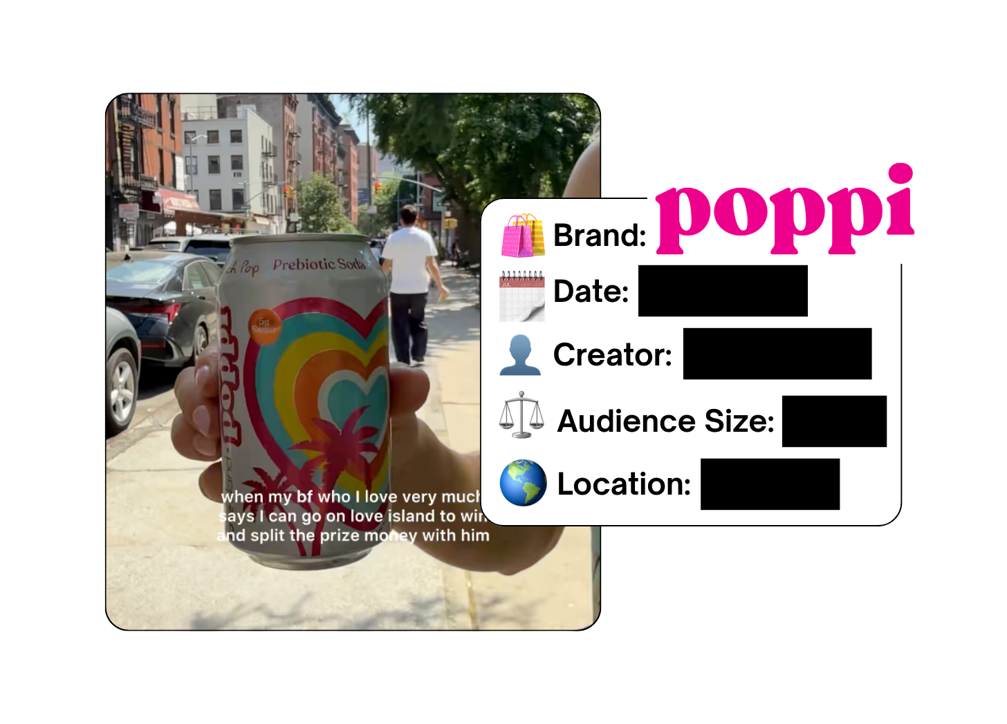 Spotted: Poppi in a new paid collab