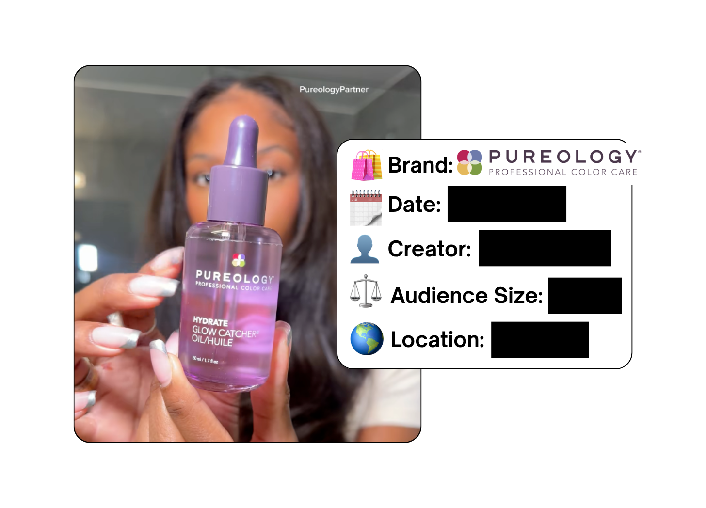Spotted: Pureology in a new paid collab