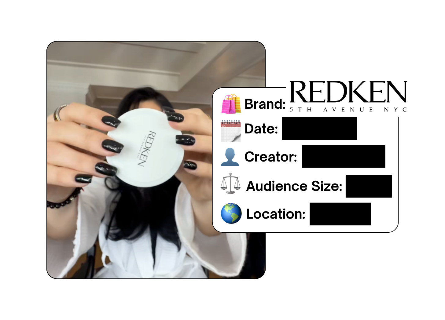 Spotted: Redken in a new paid collab