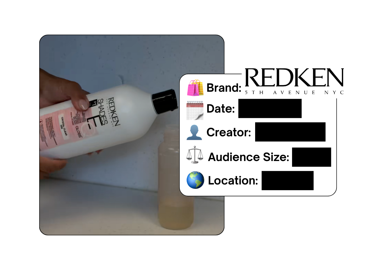 Spotted: Redken in a new paid collab