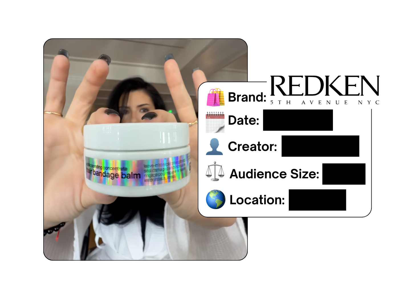Spotted: Redken in a new paid collab
