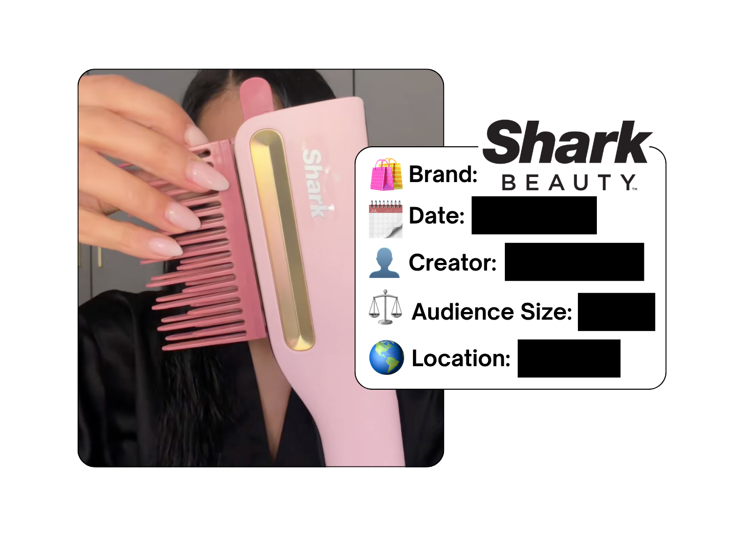 Spotted: Shark Beauty in a new paid collab