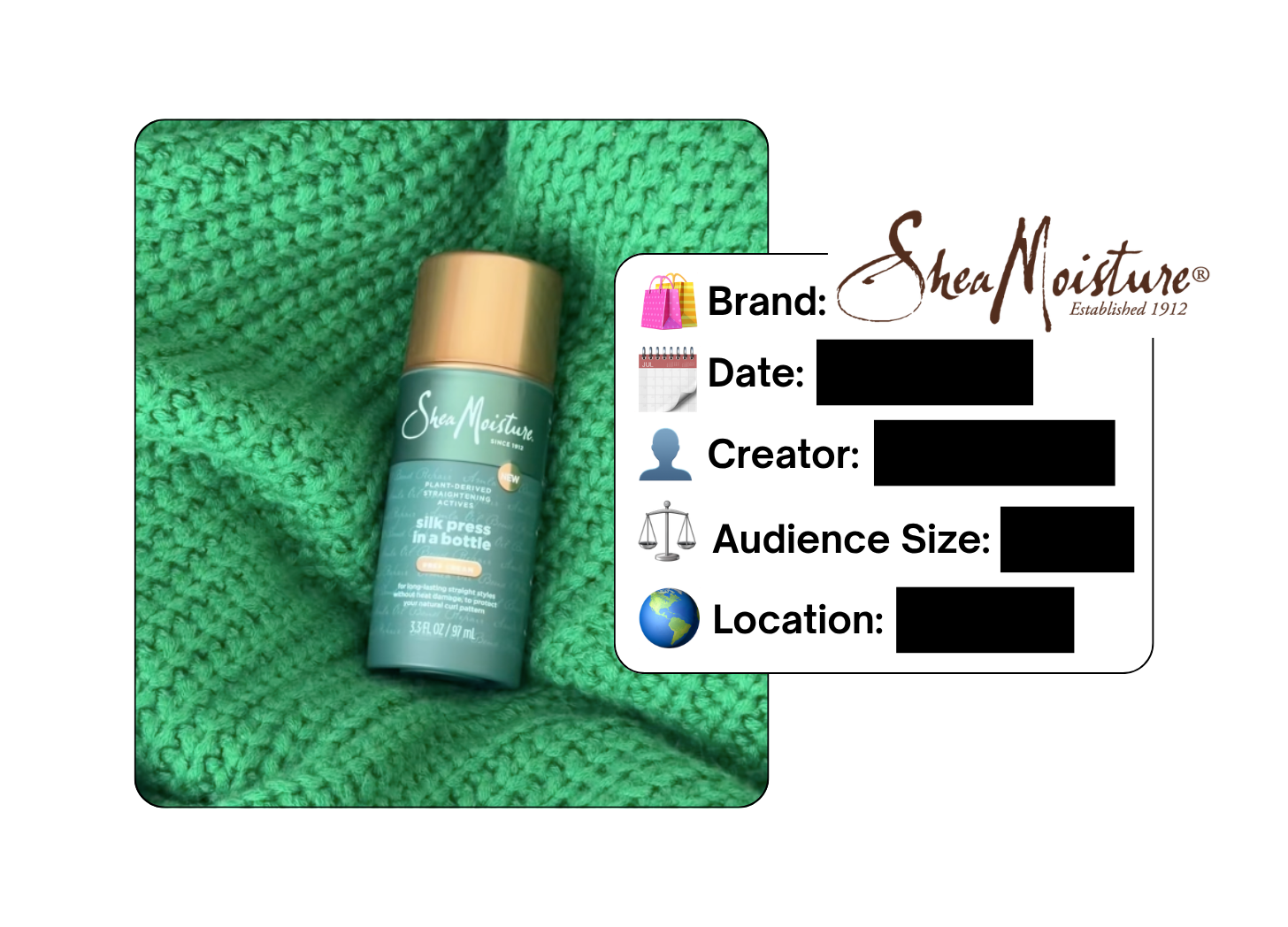 Spotted: Shea Moisture in a new paid collab