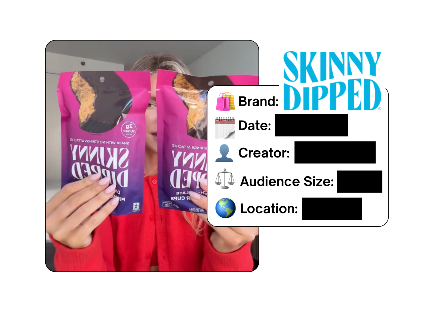 Spotted: SkinnyDipped in a new paid collab