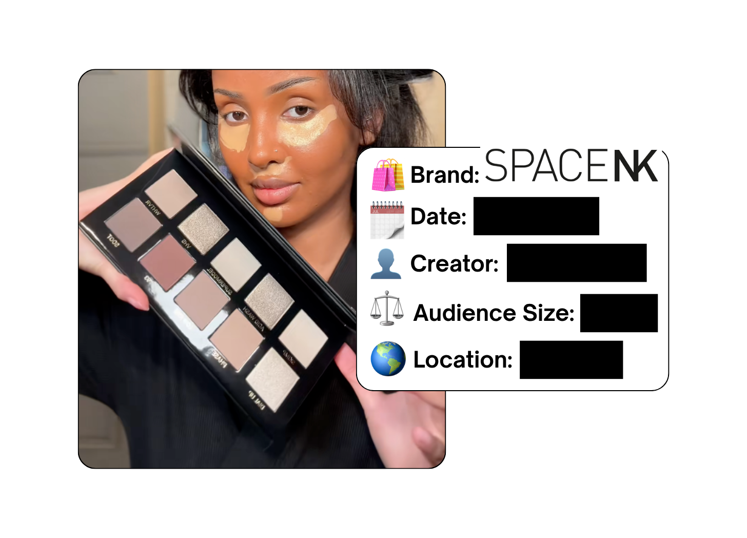 Spotted: Space NK in a new paid collab