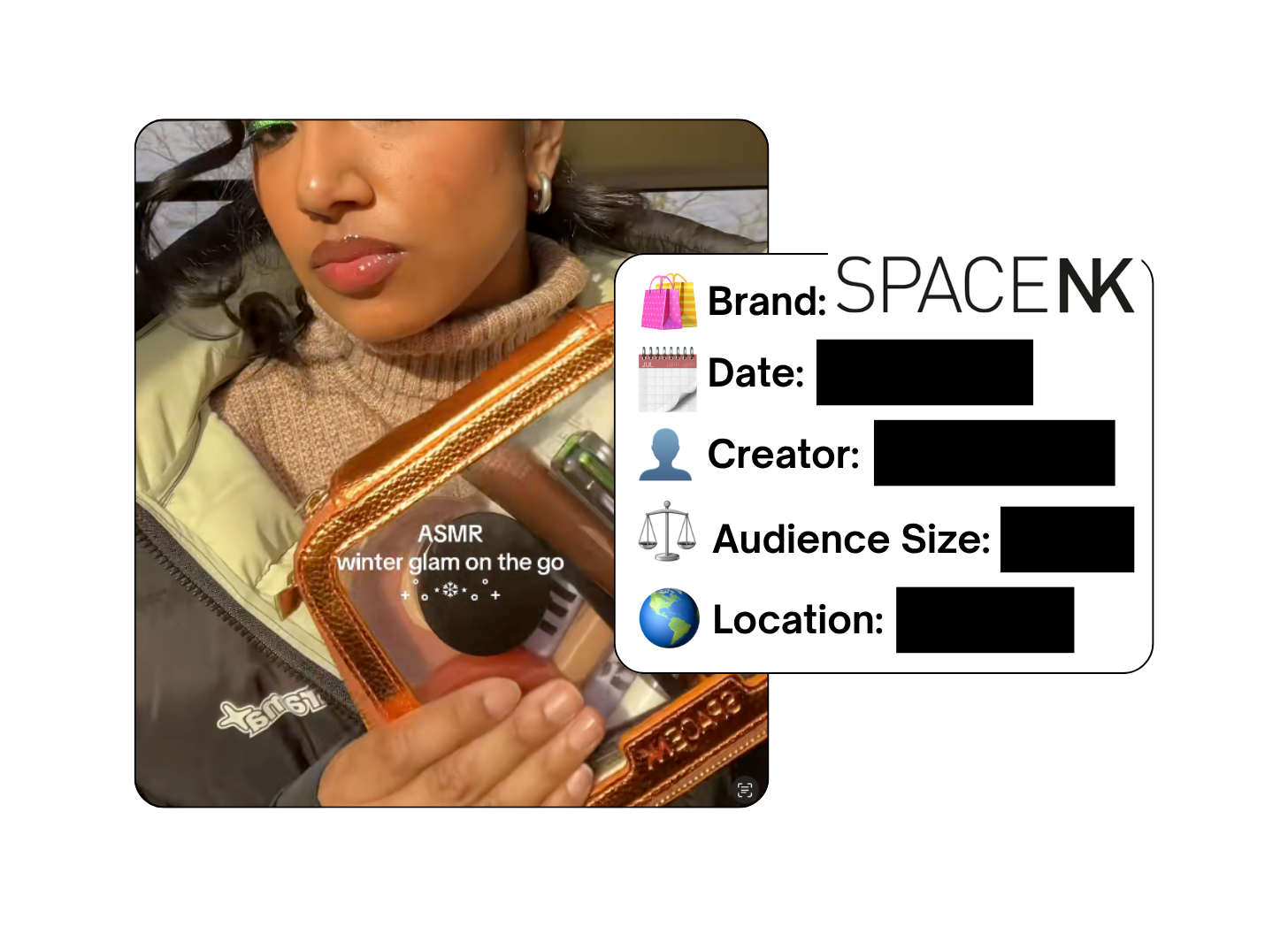 Spotted: Space NK in a new paid collab