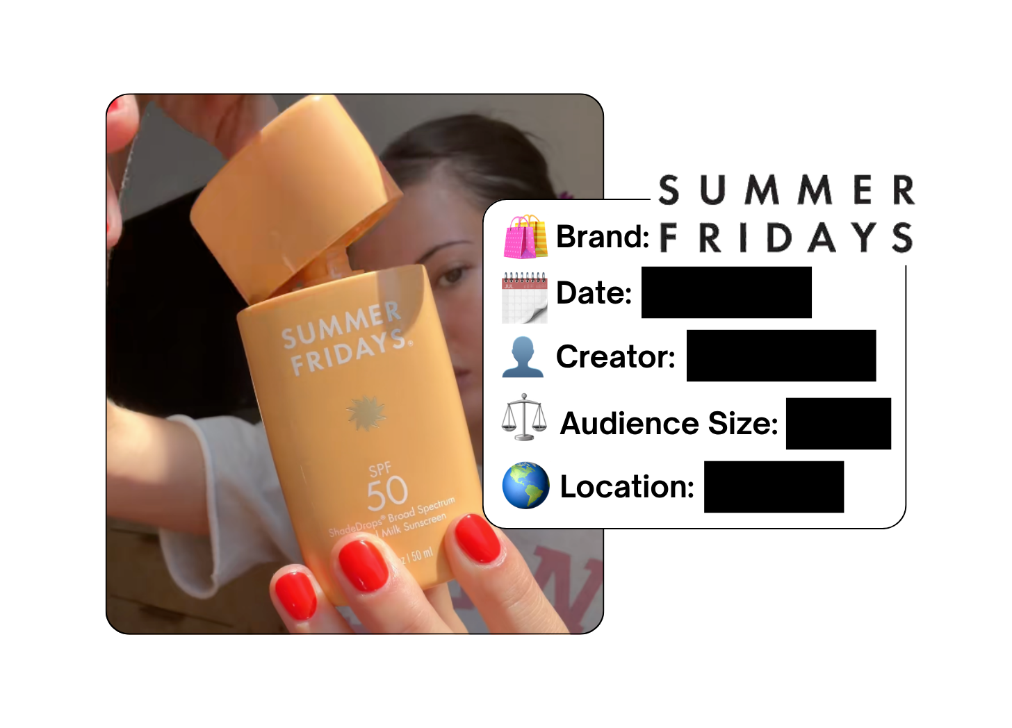 Spotted: Summer Fridays in a new paid collab