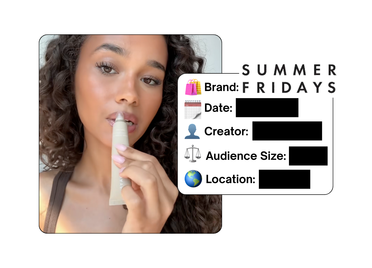 Spotted: Summer Fridays in a new paid collab