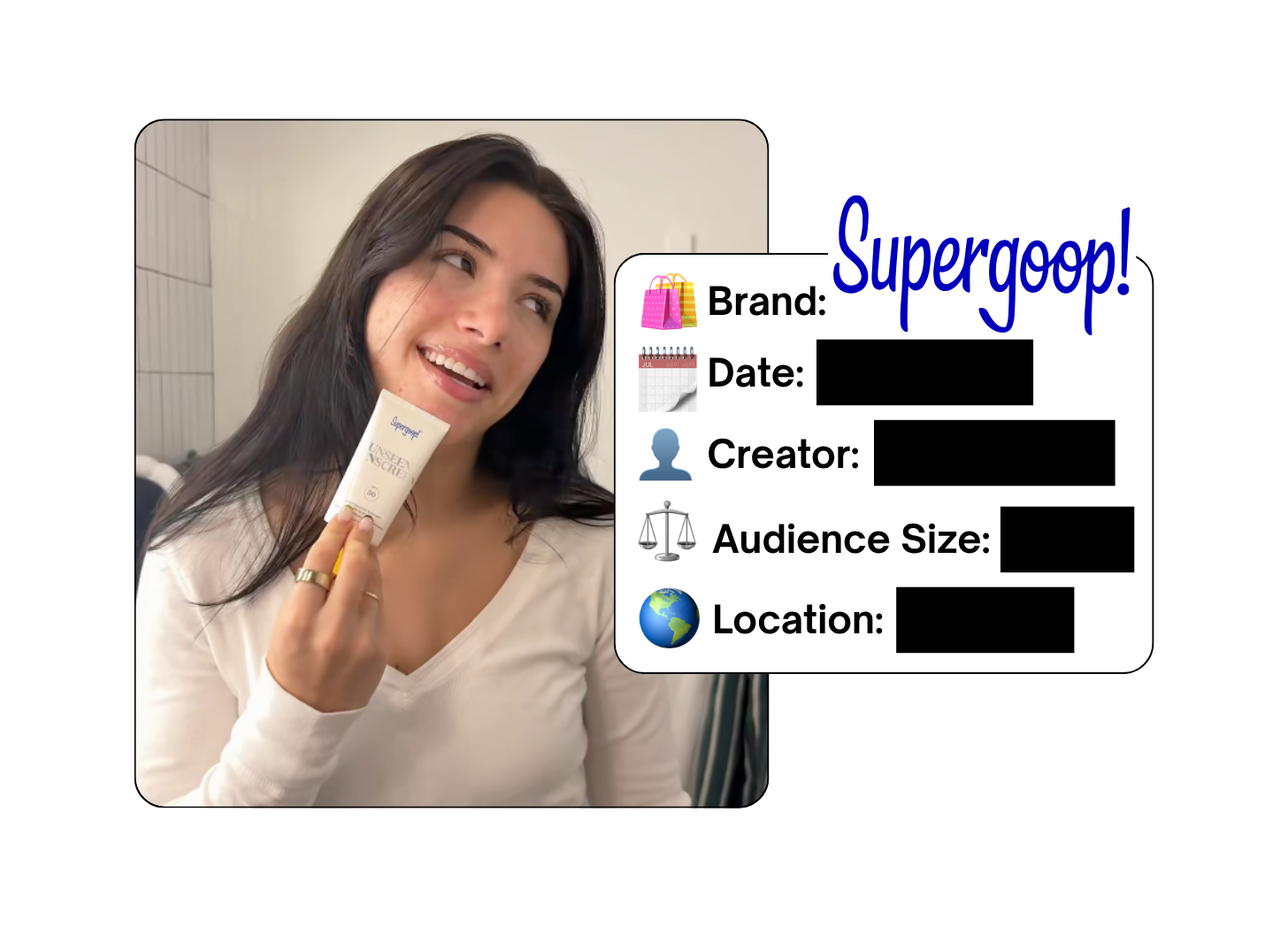 Spotted: Supergoop in a new paid collab