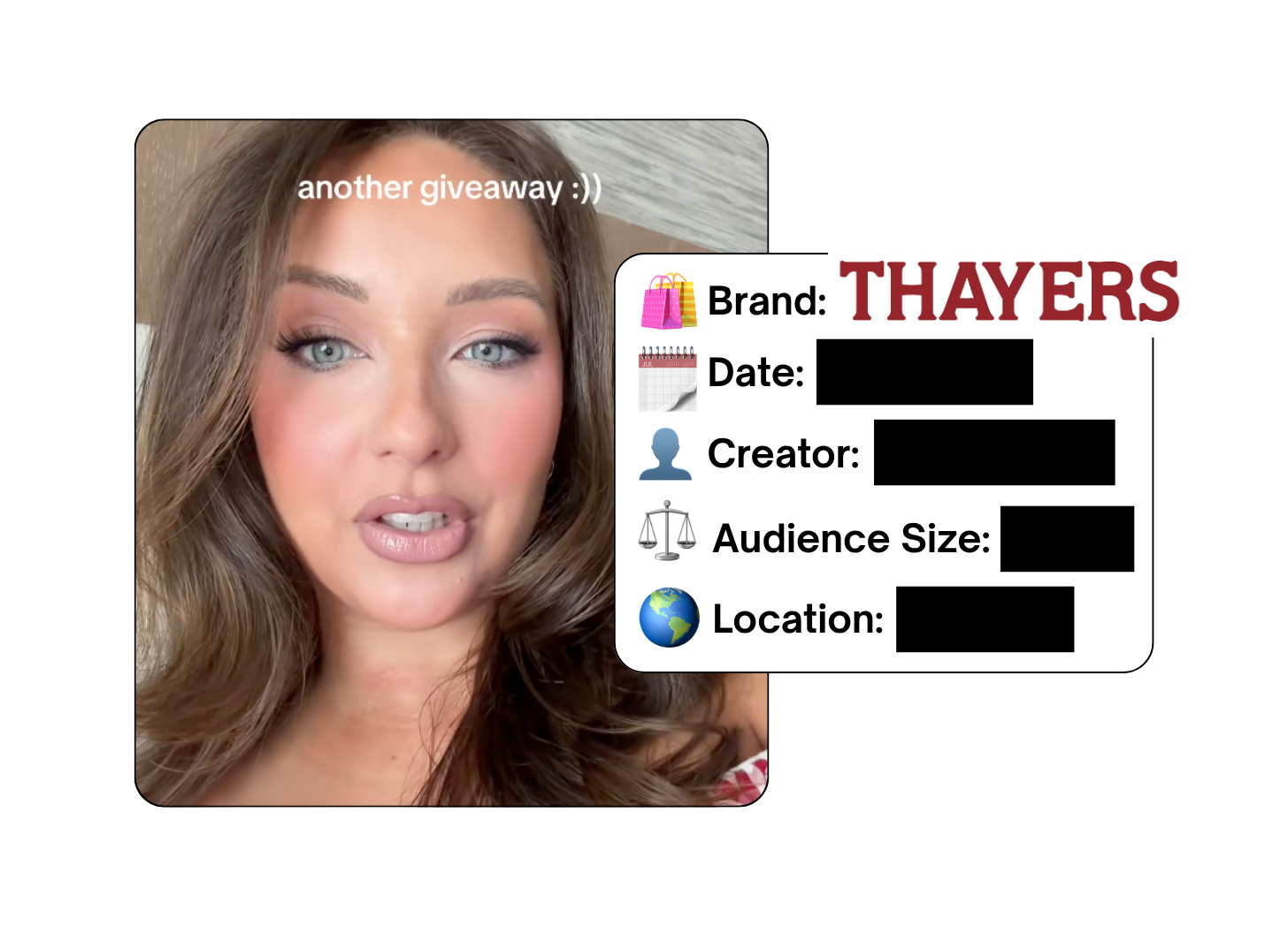 Spotted: Thayers in a new paid collab