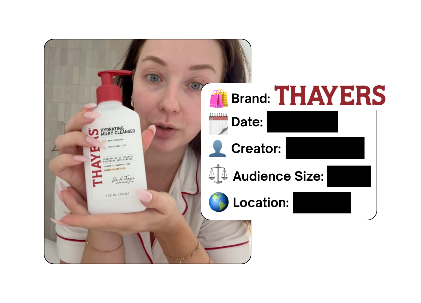 Spotted: Thayers in a new paid collab