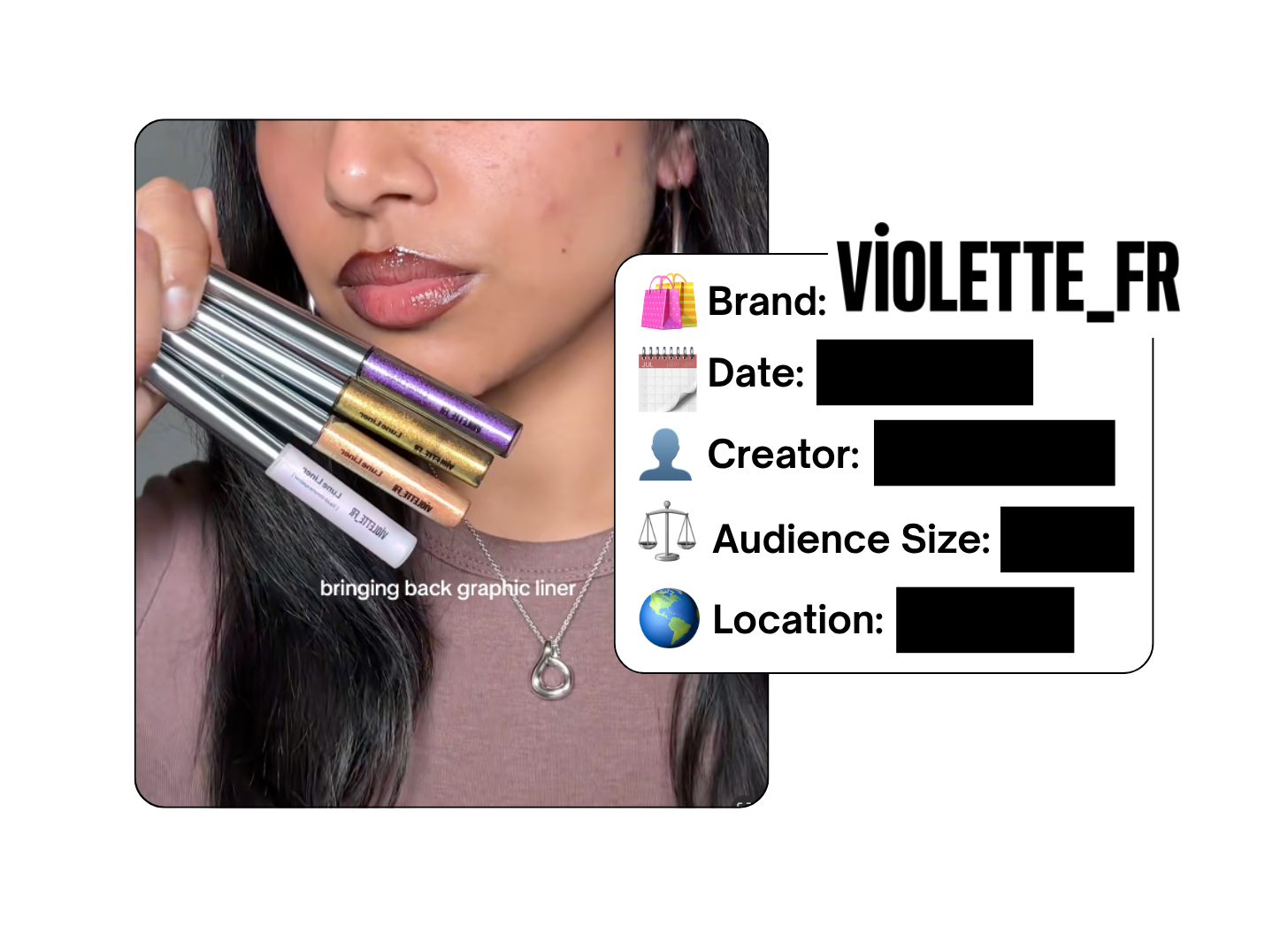 Spotted: VIOLETTE FR in a new paid collab
