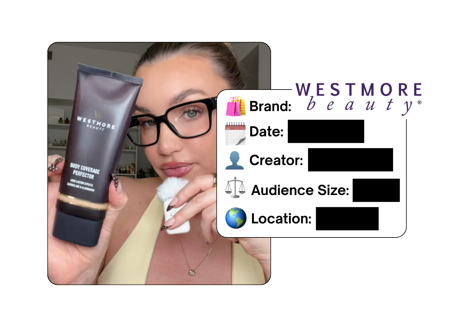 Spotted: Westmore Beauty in a new paid collab