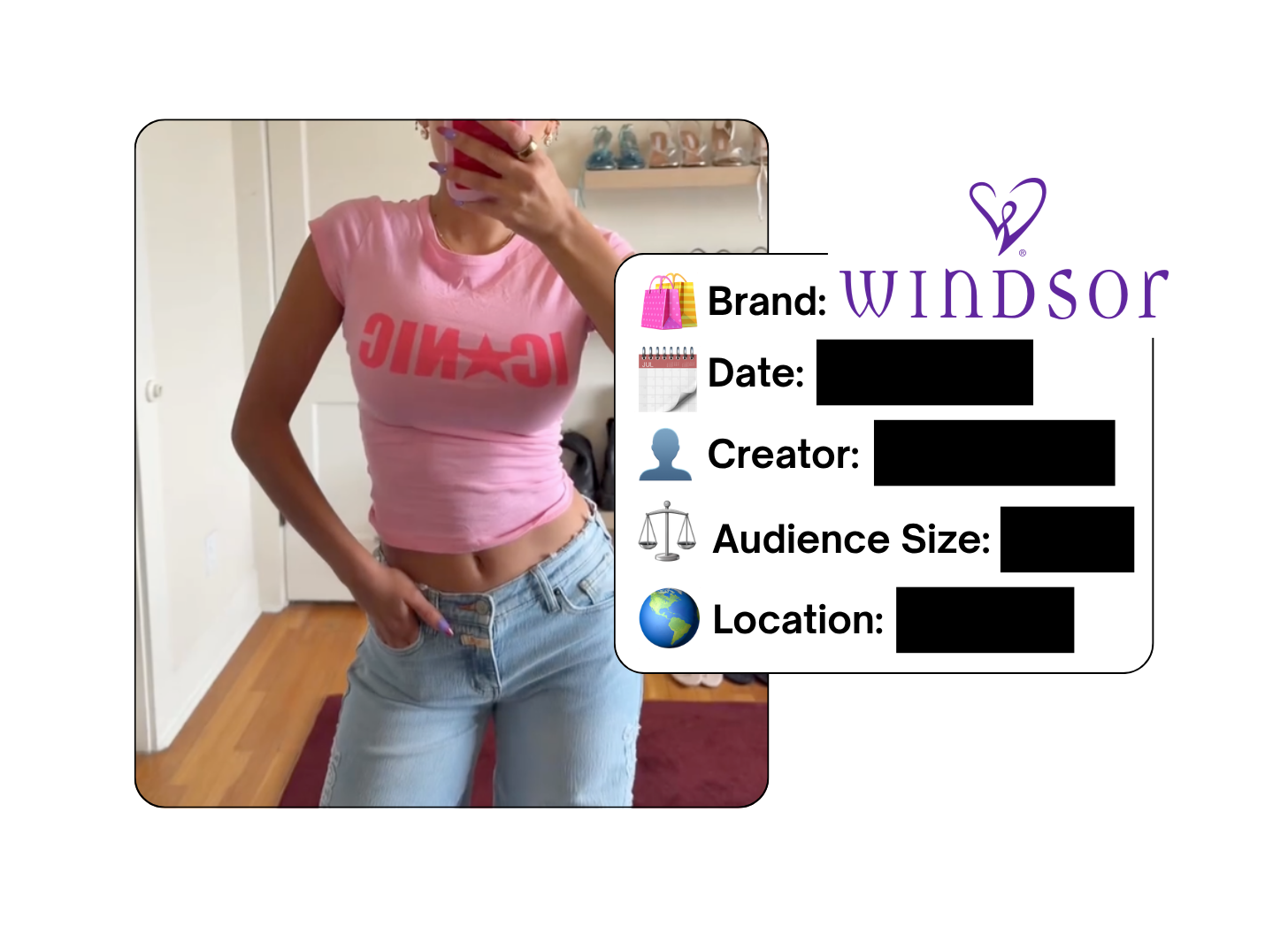 Spotted: ‎Windsor in a new paid collab