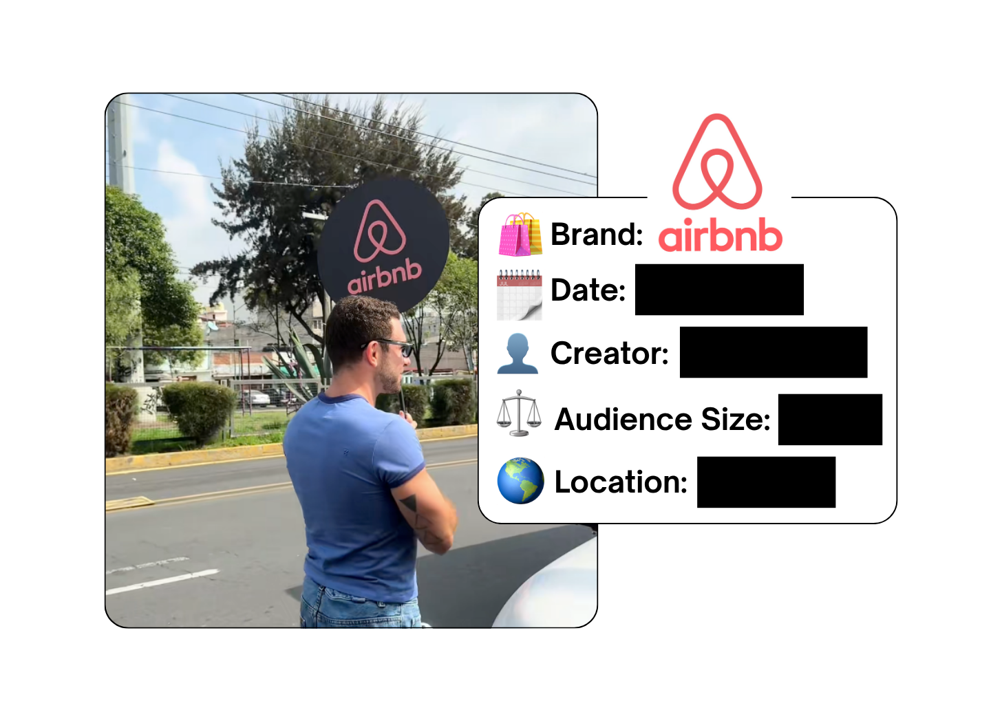 Spotted: Airbnb in a new paid collab