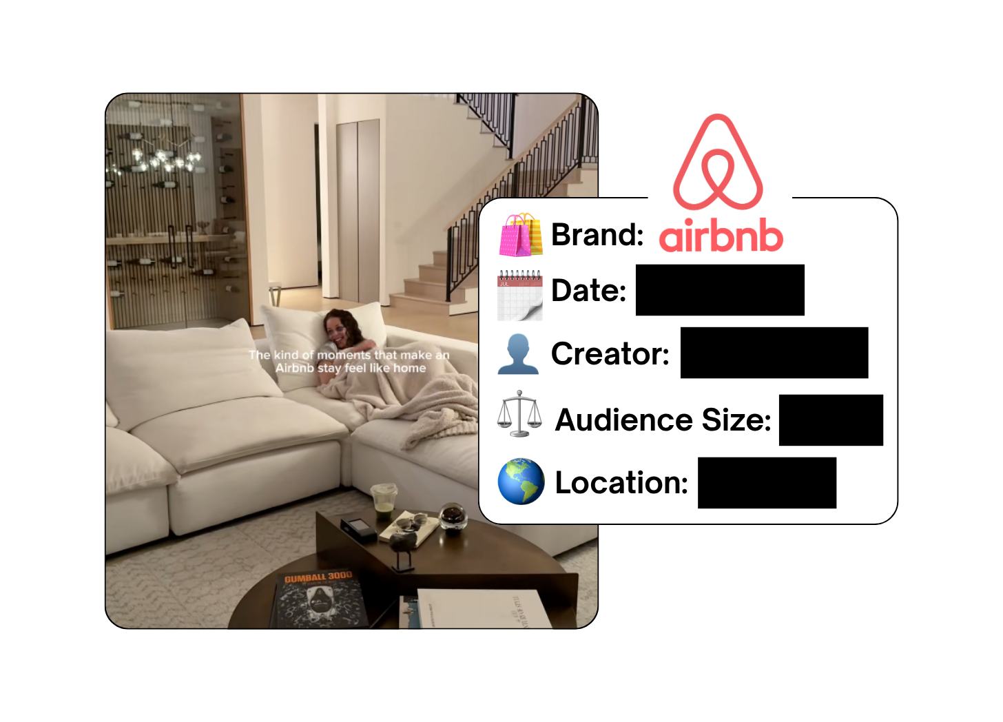 Spotted: Airbnb in a new paid collab