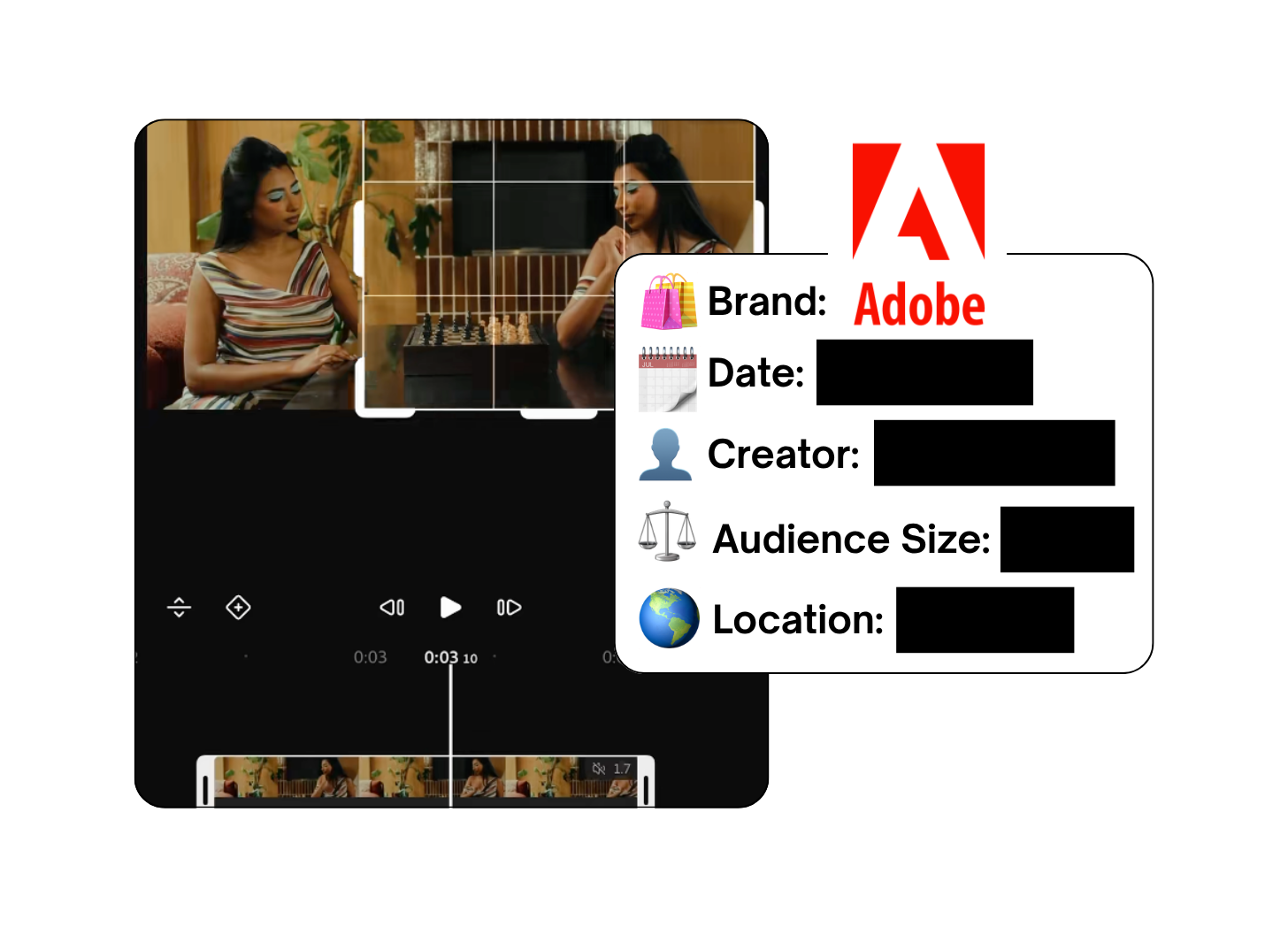 Spotted: Adobe in a new paid collab