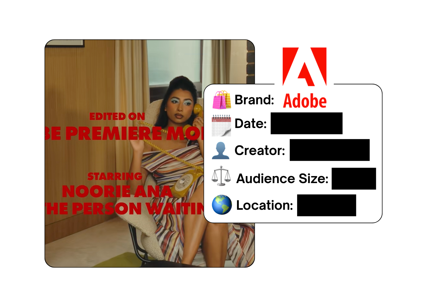Spotted: Adobe in a new paid collab