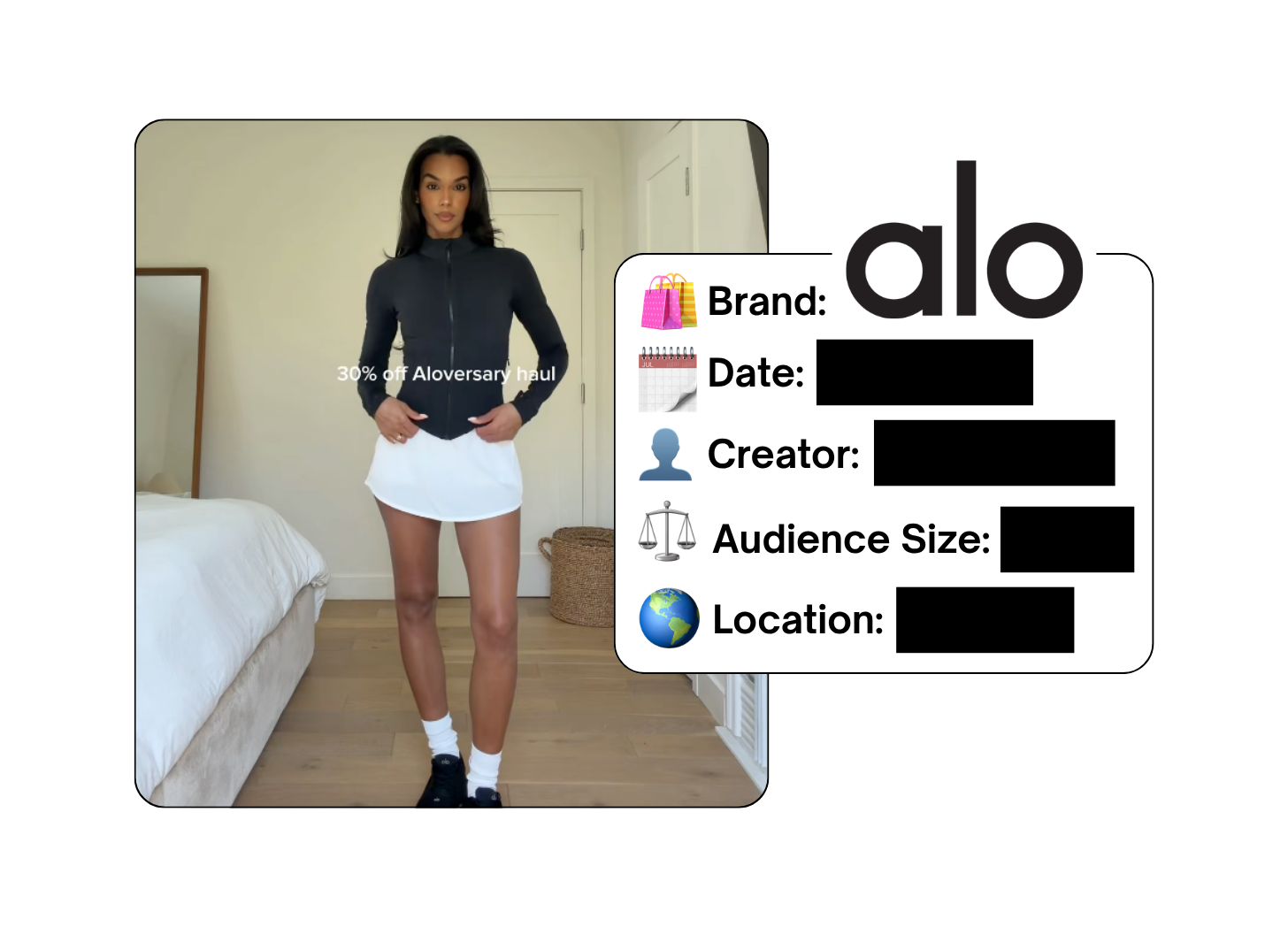 Spotted: Alo in a new paid collab