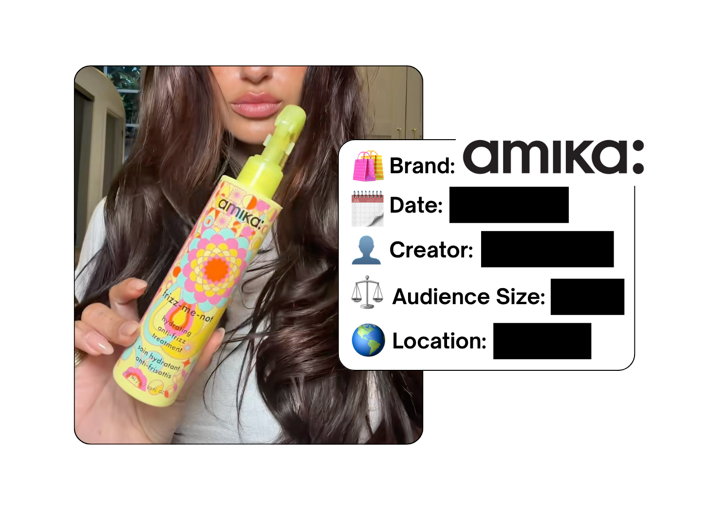 Spotted: Amika in a new paid collab