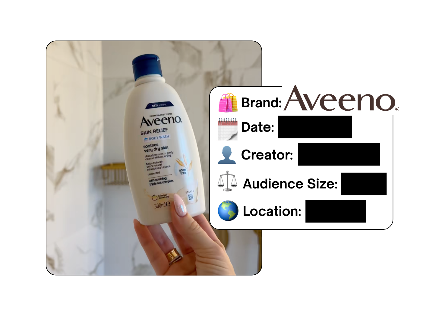 Spotted: Aveeno in a new paid collab