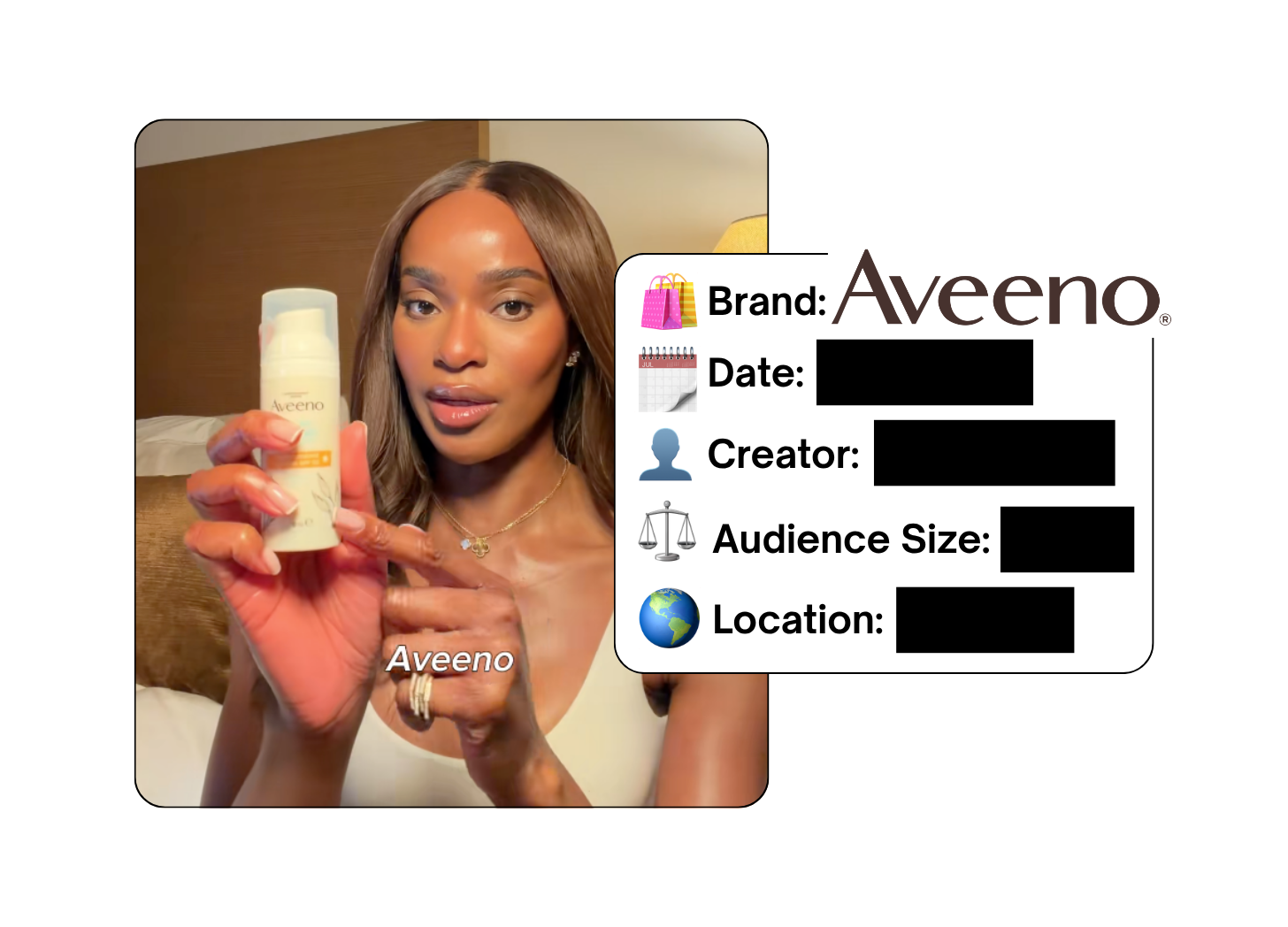 Spotted: Aveeno in a new paid collab