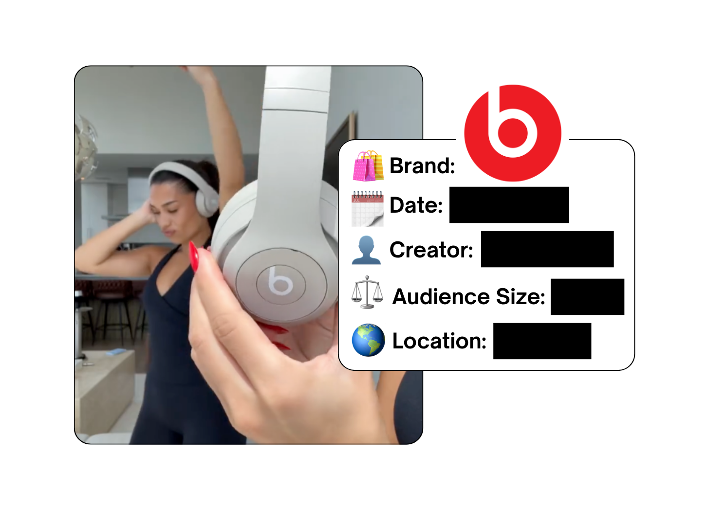 Spotted: Beats by Dre in a new paid collab