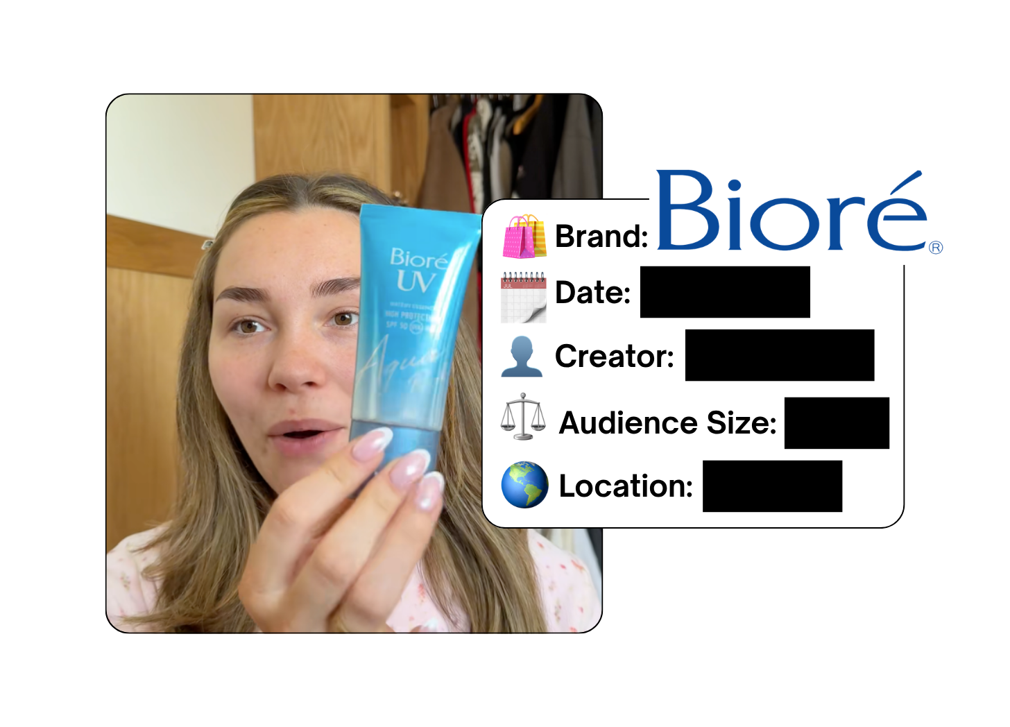 Spotted: Bioré in a new paid collab