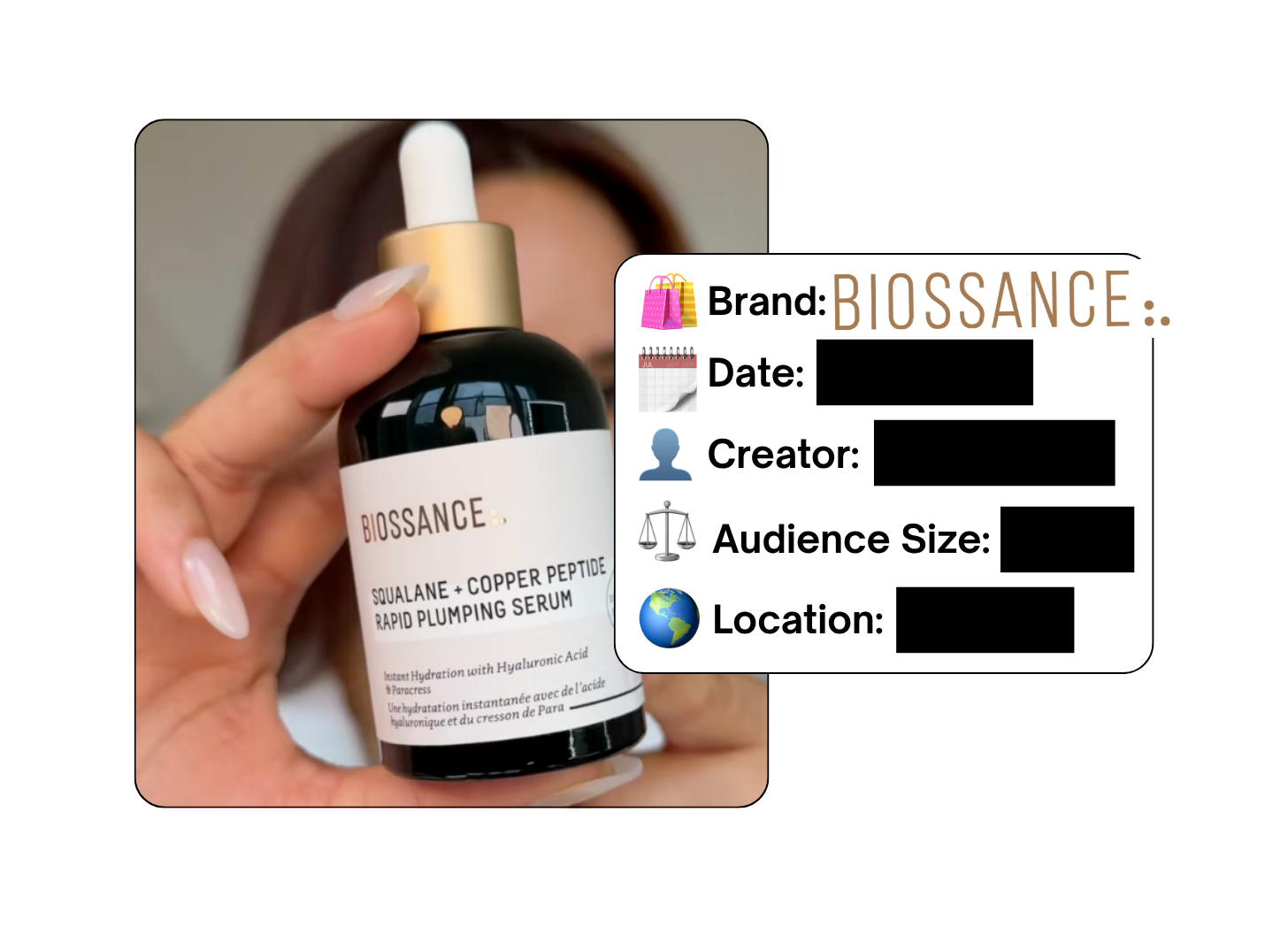 Spotted: Biossance in a new paid collab