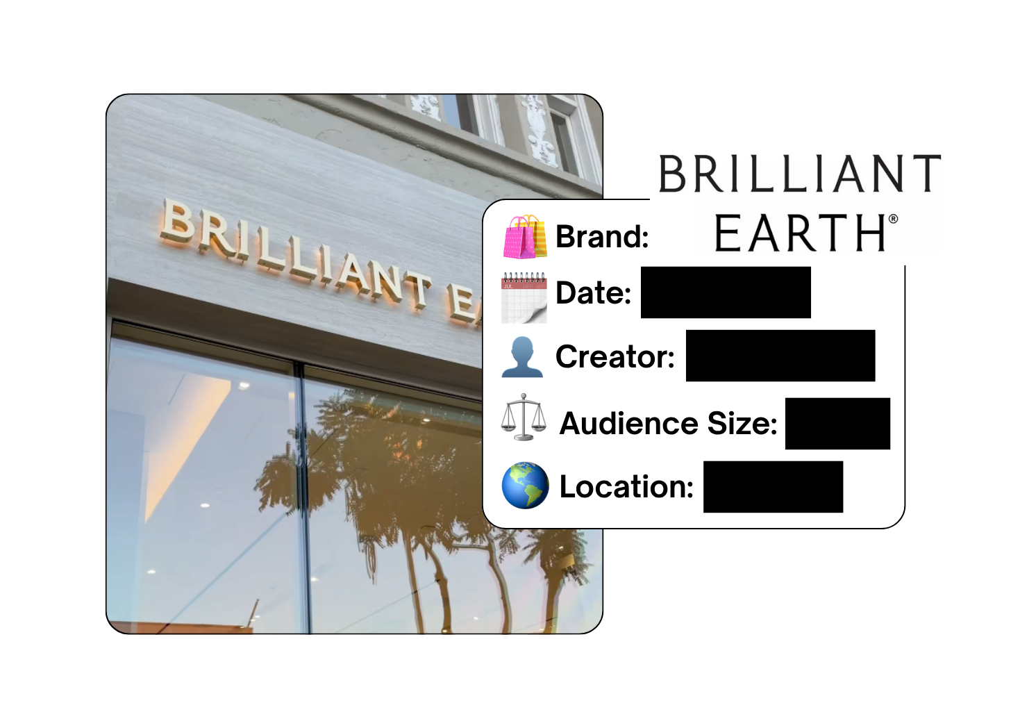 Spotted: Brilliant Earth in a new paid collab