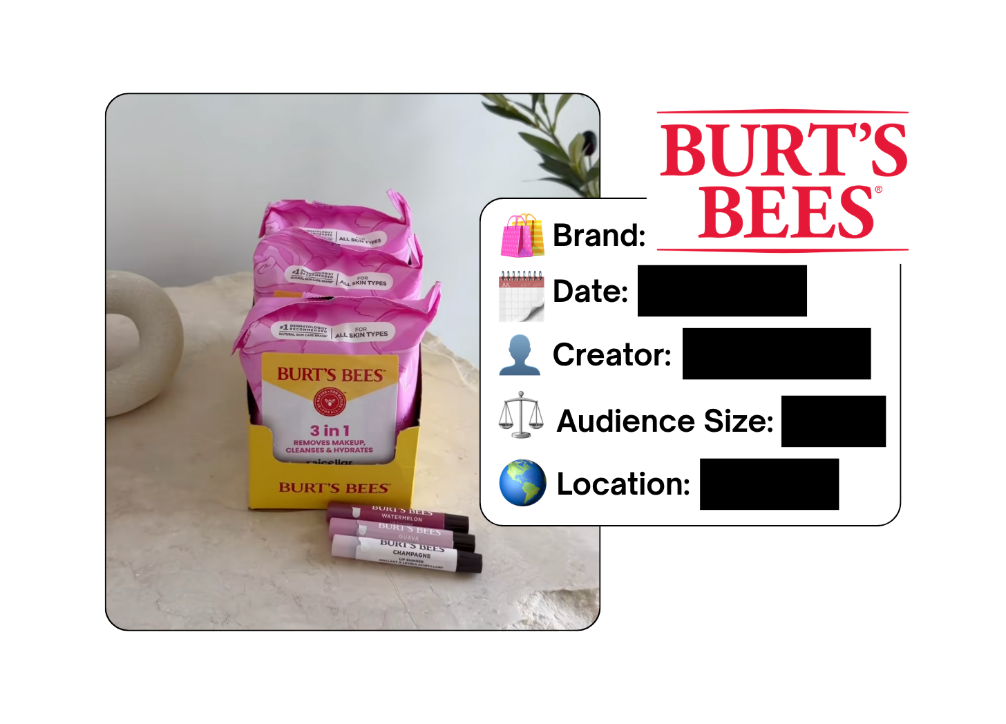 Spotted: Burt's Bees in a new paid collab