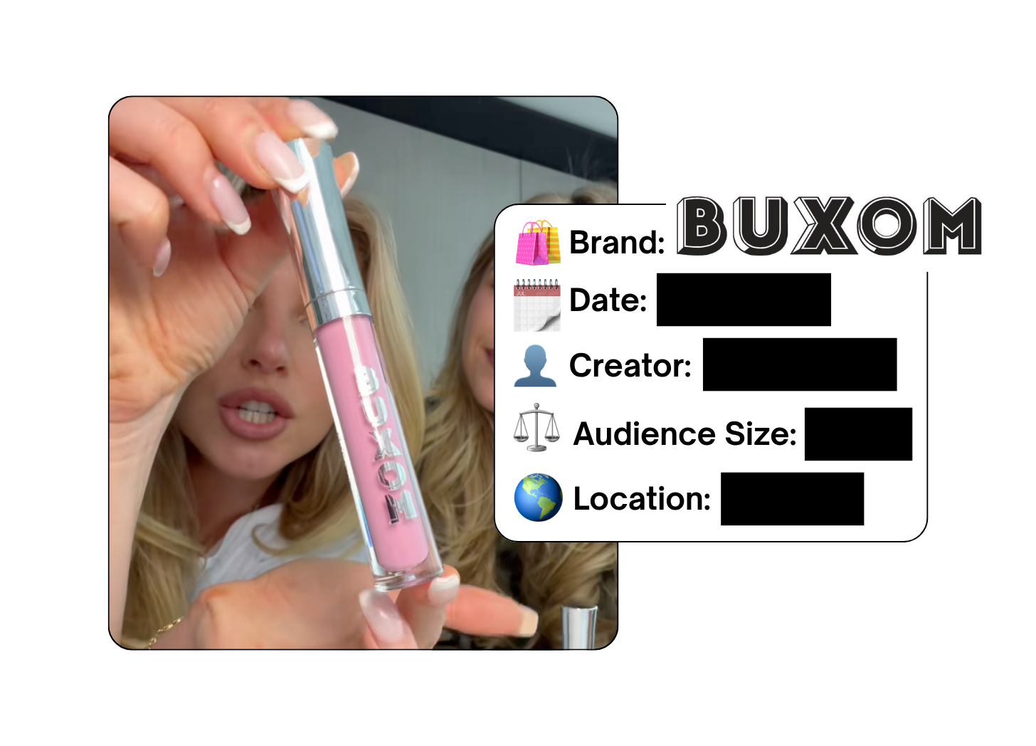 Spotted: Buxom Cosmetics in a new paid collab