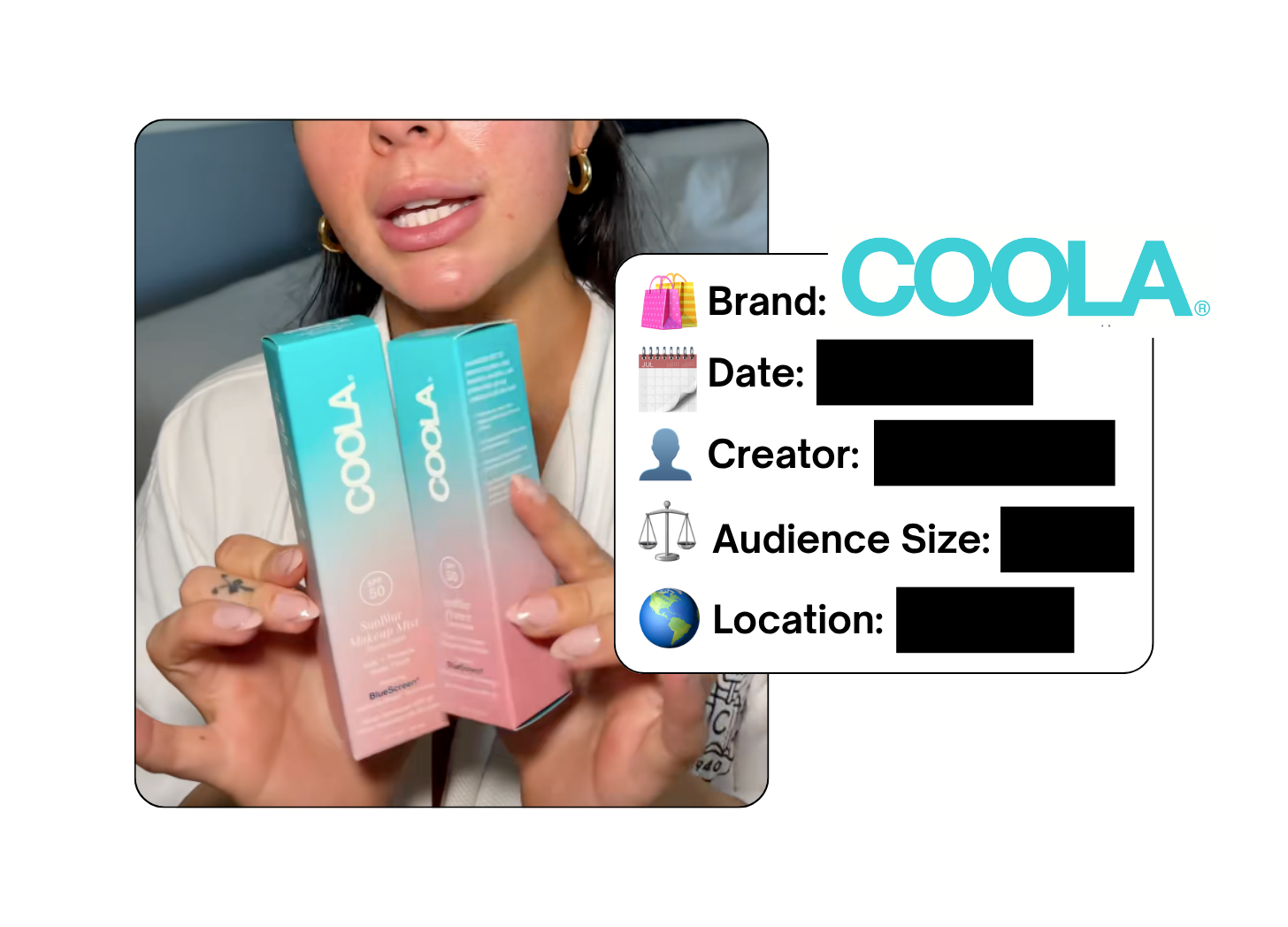 Spotted: COOLA in a new paid collab