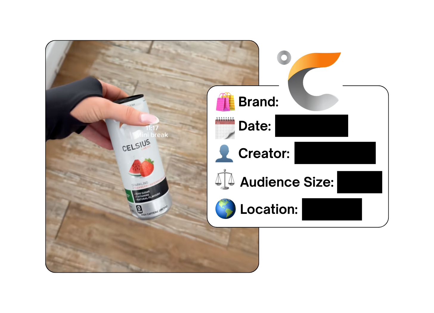 Spotted: Celsius in a new paid collab
