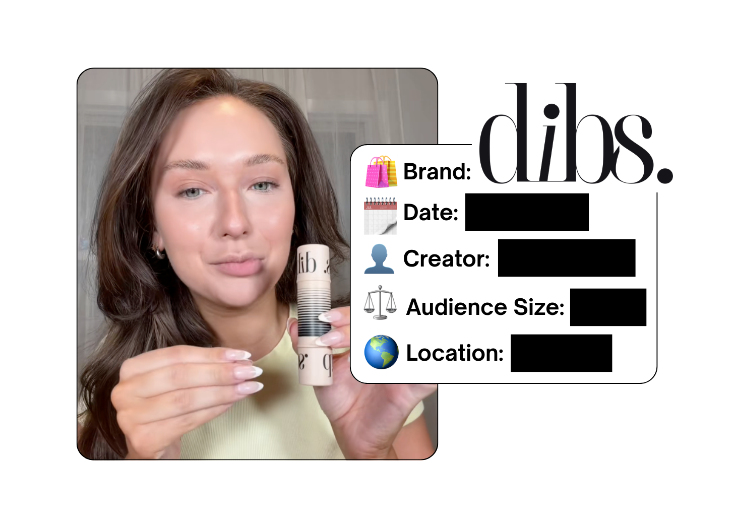 Spotted: DIBS Beauty in a new paid collab