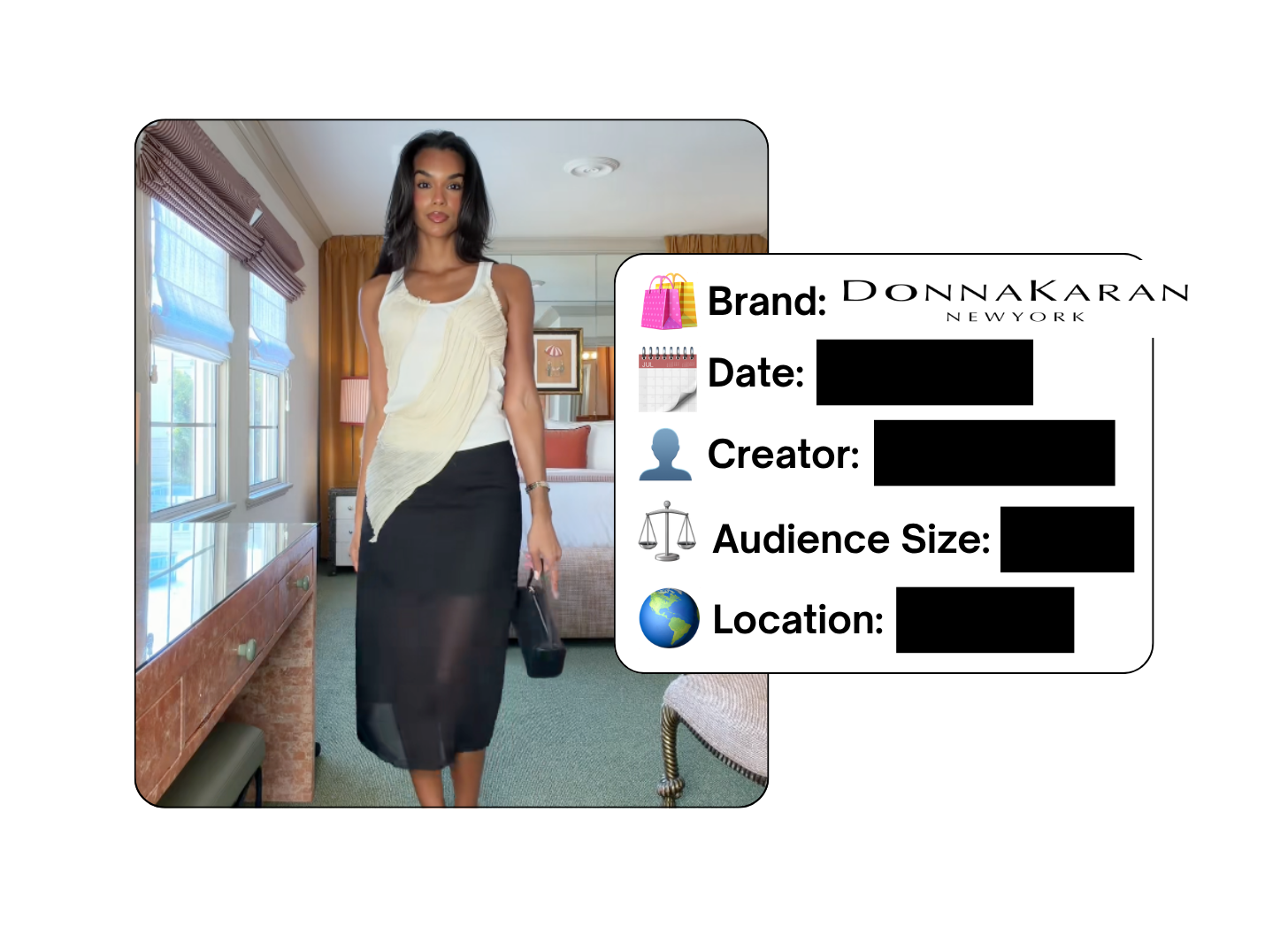 Spotted: Donna Karan in a new paid collab