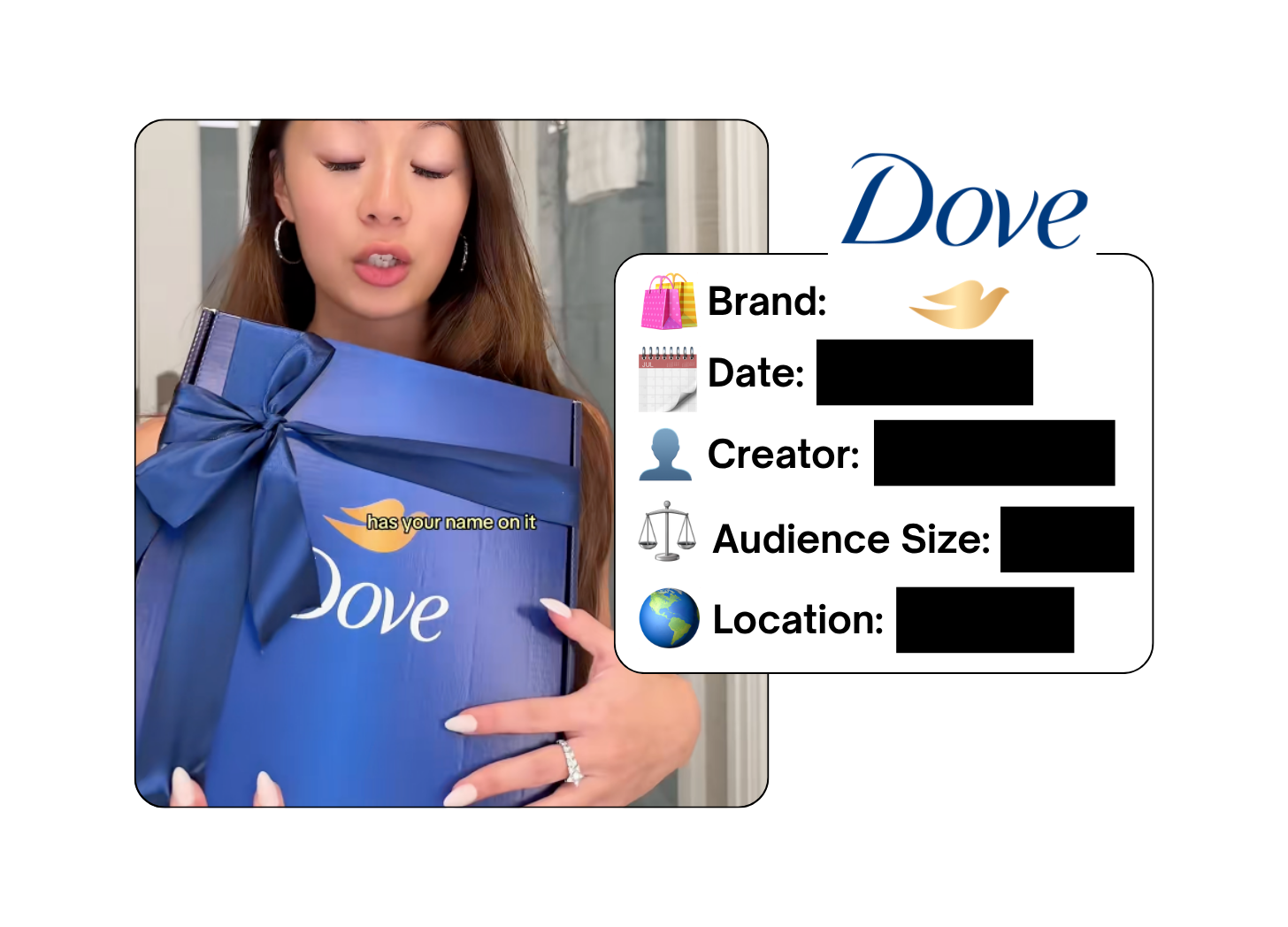 Spotted: Dove in a new paid collab